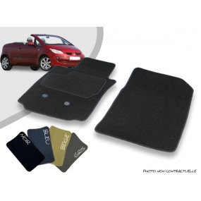Maßgeschneiderte Autofußmatten für Mitsubishi Colt Cabrio-Overlock-Nadelteppich