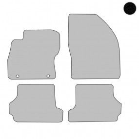 Jeu de 4 tapis de sol Coverlux pour Ford Focus cabriolet en velours