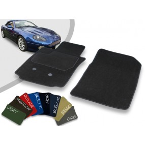 Custom Aston Martin DB7 velours vloermatten voor