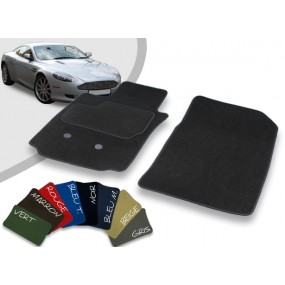 Maßgeschneiderte Aston Martin DB9 geschnittene, mit Velours ausgekleidete Auto-Frontmatten