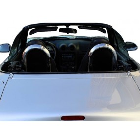 Überrollbügel (Roadsterbügel) aus verchromtem Edelstahl für Mazda MX5 Cabrio NA NB
