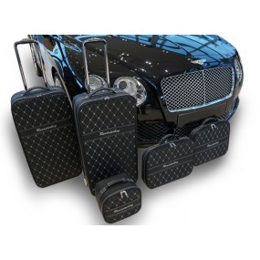 Tailor-made luggage set of 5 suitcases for the trunk of Bentley GTC (2007-2017)