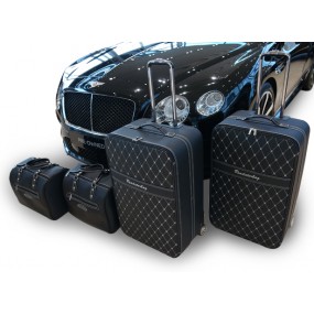 Conjunto de bagagem sob medida de 4 malas para o porta-malas do Bentley GT Coupé (2011-2018)