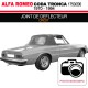 Spoilerdichtung rechts für Alfa Romeo Serie III Aerodinamica Cabrios