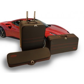 Bagagli (valigie) su misura per (3 pezzi) per  Ferrari 488 GTB