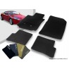 Tapis auto avant et arrière sur-mesure Aston Martin DB9 volante moquette aiguilletée surjetée