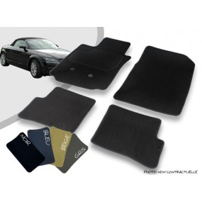 Tapis auto avant et arrière sur-mesure Audi TT Roadster MK2 8J moquette aiguilletée surjetée