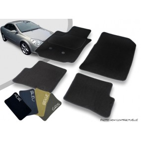 Tapis auto avant et arrière sur-mesure Opel Astra H cabriolet moquette aiguilletée surjetée