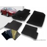 Tapis auto avant et arrière sur-mesure Peugeot 407 Coupé moquette aiguilletée surjetée