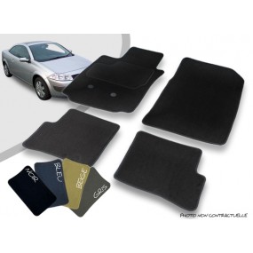 Renault Mégane II convertible custom-made front and rear car mats, overlocked needle-punched carpet