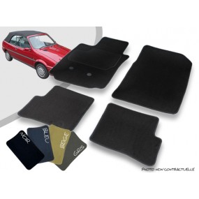 Rover 111 custom-made front and rear car mats, needle-punched overlocked carpet