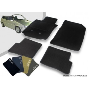Rover 114 custom-made front and rear car mats, needle-punched overlocked carpet