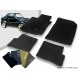 Alfombrillas delanteras y traseras a medida, Suzuki Jimny Serie 2 convertible, moqueta overlock perforada
