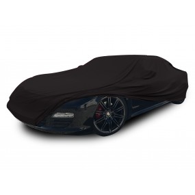Maßgeschneiderte Porsche Panamera Autoschutzhülle (Autoabdeckung für Innen) in Coverlux Jersey - schwarz