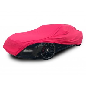 Bâche protection intérieure sur-mesure Porsche Panamera en Jersey Coverlux - rouge