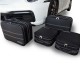 Jeu de 4 valises sur-mesure sièges arrières Porsche 911 type 992 - en cuir partiel