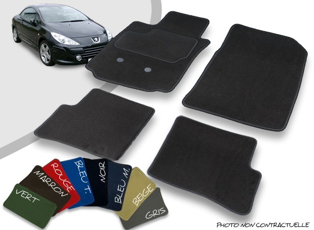Tappeti Peugeot 307 Scegli Colori e Qualità! Tappetini Auto Personalizzati 