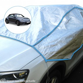 Tyvek half car cover for Volkswagen Coccinelle cabriolet (2012-2019)