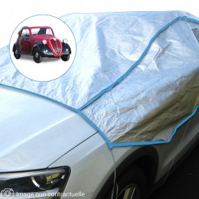Demi-housse mixte en Tyvek Fiat 500C Topolino cabriolet