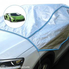 Halbe Autoschutzhülle (Halbe Autoabdeckung) aus Tyvek für Lamborghini Aventador Coupe (2015+)