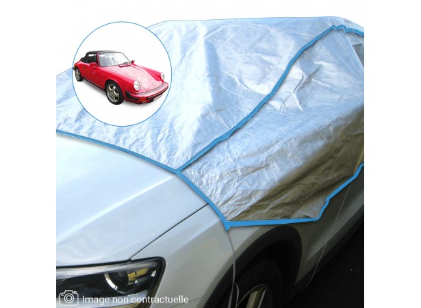 Demi-housse mixte en Tyvek Porsche 911 SC cabriolet