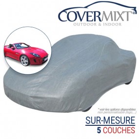 Tailor-made outdoor & indoor car cover for Jaguar F-Type coupé - COVERMIXT®