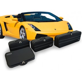 Conjunto de bagagem sob medida de 4 malas Lamborghini Gallardo