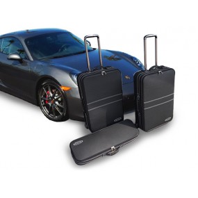 Tailor-made luggage for the front trunk of Porsche Cayman 981
