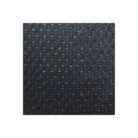 Black fabric covering "honeycomb" look on foam