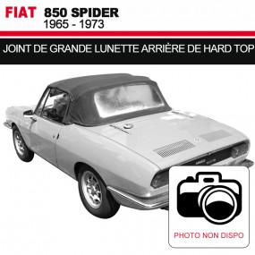 Joint de grande lunette arrière de hard top pour les cabriolets Fiat 850 Spider