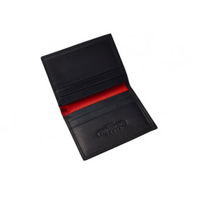 Leather card and ticket holder for 6 cards