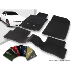 Custom-made front and rear car mats for Alfa Romeo Brera 939 convertible velor edged