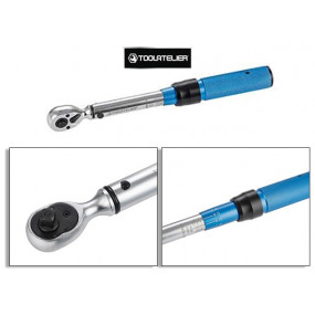 1/4 "ratchet torque wrench (reversible) from 5-25 Nm with automatic release - ToolAtelier®