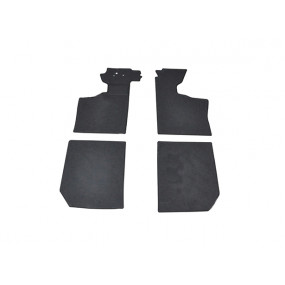 Kit moquette sol pour Renault alpine A110 1300/1600 et modèle S coloris noir 4 parties