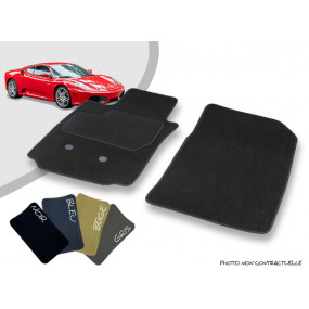 Maßgeschneiderter Ferrari 430 Auto-Vordermatten-Overlock-teppichböden