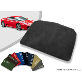 Tailor-made trunk mat Ferrari 430 coupe lined velvet