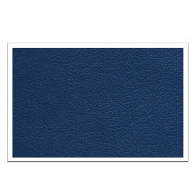 Imitation leather azure blue width 140cm