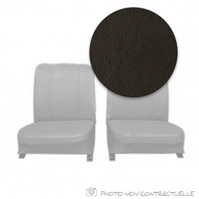 Front seat covers for Renault Rodeo 4 in black leatherette