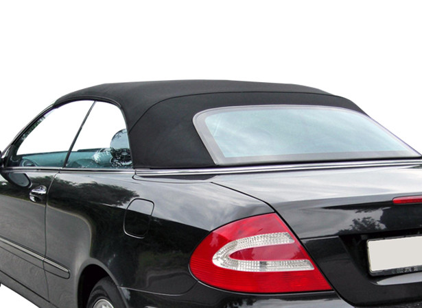 Toile Alpaga Twillfast® bleu sous face noir Capote Mercedes CLK A208 cabriolet