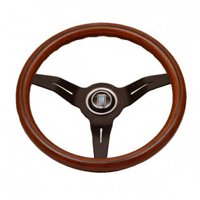 Mahogany wooden steering wheel Mazda MX-5 NB (1998-2005) - Nardi Deep Corn