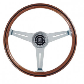 Volant bois d'acajou Classic Line années 70 (Nardi) pour Porsche 911 SC cabriolet