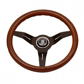 Volant en bois Acajou DEEP CORN (Nardi) pour Alfa Roméo Spider Série IV