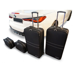 Bagagerie sur-mesure BMW Série 4 cabriolet (G23) - ensemble de 4 valises pour coffre en simili cuir