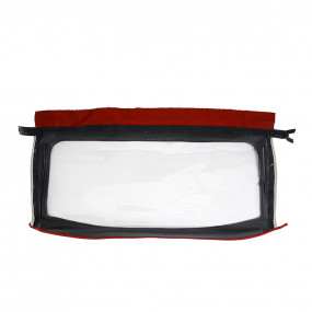 Rear window for soft top Rover 214/216 (1992-1998) - Alpaca Stayfast Bordeaux