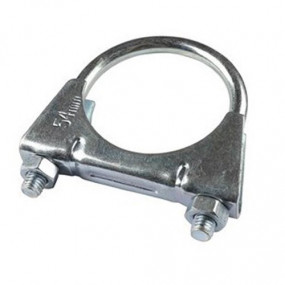 U-shaped exhaust collar for 54 mm clamping