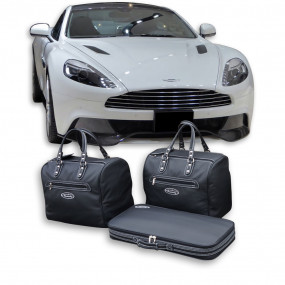 Maßgeschneiderte Kofferset (Gepäck) für den Kofferraum von Aston Martin Vanquish Volante