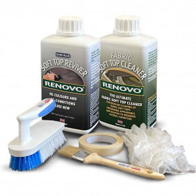 Renovo renovation and maintenance kit for blue canvas convertible tops