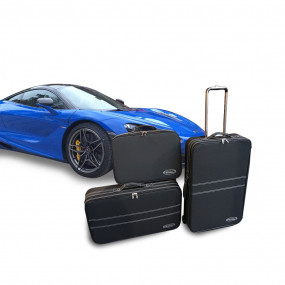 Tailor-made luggage Mclaren 700 S Spider - set of 3 suitcases for faux leather trunk