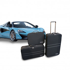 Tailor-made luggage Mclaren Spider 570 - set of 3 suitcases for faux leather trunk