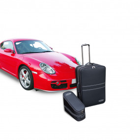 Kofferset op maat (bagage) voor Porsche Cayman 987